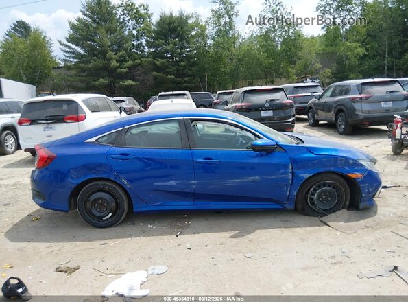 2HGFC2F65LH588407 2020 HONDA CIVIC Blue Вид щитка приладів