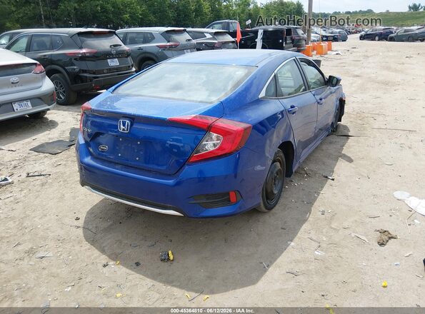 2HGFC2F65LH588407 2020 HONDA CIVIC Blue Задня права чверть