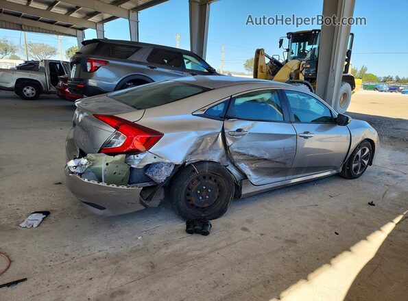 2HGFC2F65MH515538 2021 HONDA CIVIC Silver Tył prawy