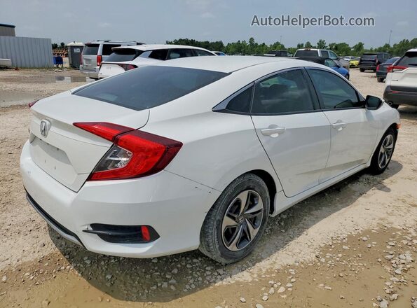 2HGFC2F65MH544375 2021 HONDA CIVIC White Задня права чверть