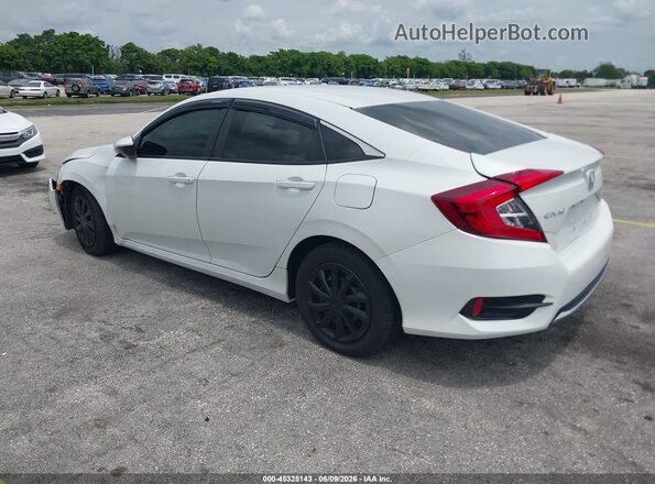 2HGFC2F65MH544926 2021 HONDA CIVIC White Trasero izquierdo