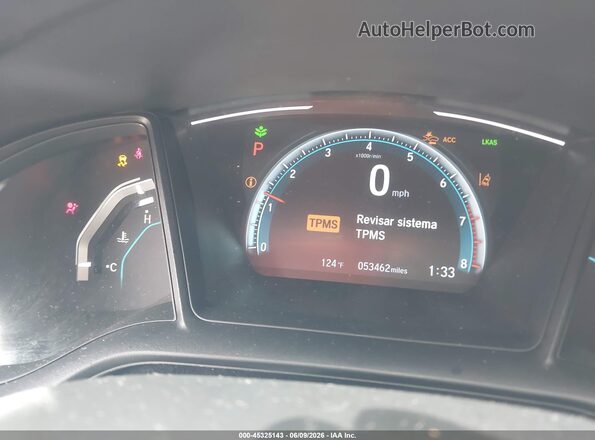 2HGFC2F65MH544926 2021 HONDA CIVIC White Vista de los asientos traseros