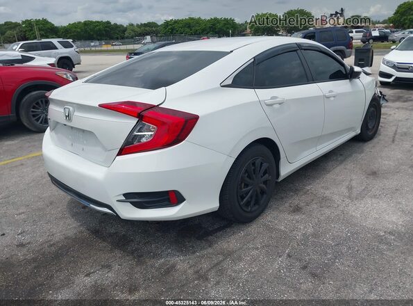 2HGFC2F65MH544926 2021 HONDA CIVIC White Trasero derecho