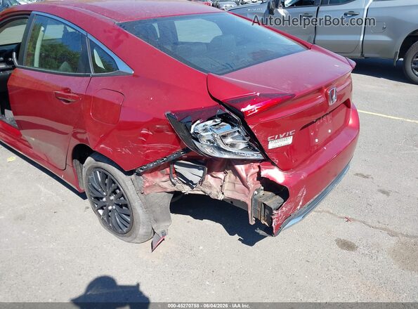 2HGFC2F65MH558356 2021 HONDA CIVIC Red Вид спереду