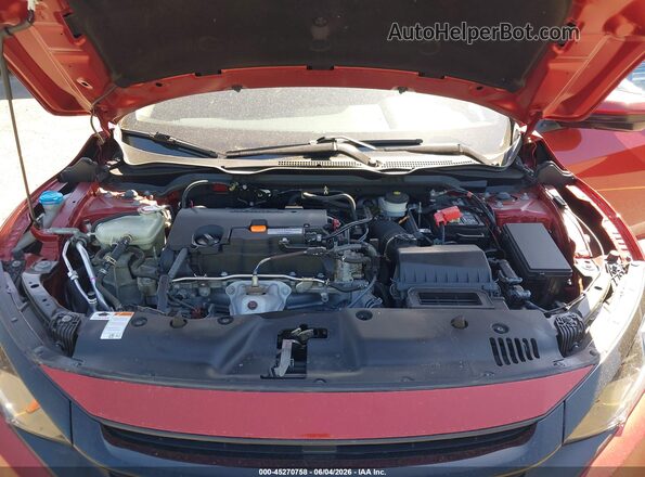 2HGFC2F65MH558356 2021 HONDA CIVIC Red Вид ззаду
