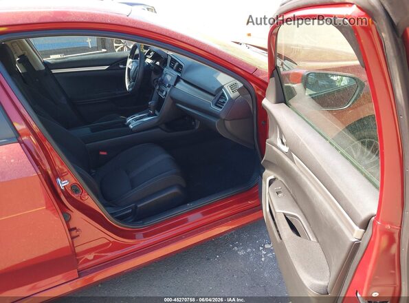 2HGFC2F65MH558356 2021 HONDA CIVIC Red Вид салону спереду