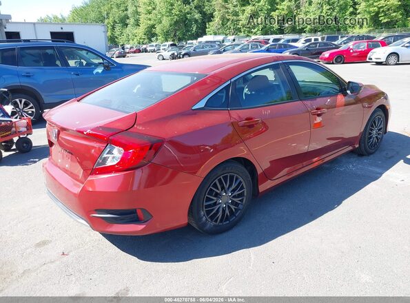 2HGFC2F65MH558356 2021 HONDA CIVIC Red Задня права чверть