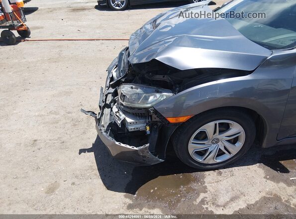 2HGFC2F66KH502505 2019 HONDA CIVIC Silver Vista frontal