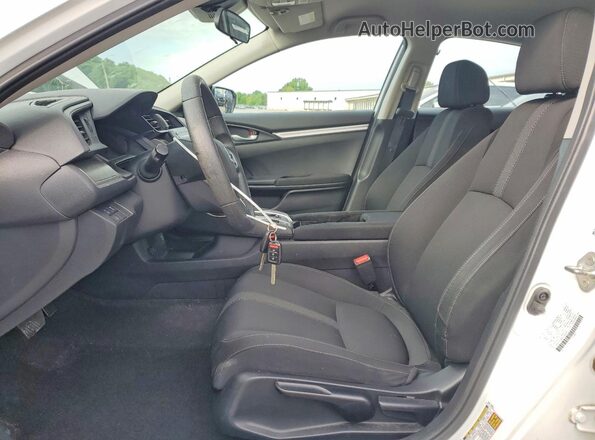 2HGFC2F66KH526268 2019 HONDA CIVIC White Widok wnętrza z przodu