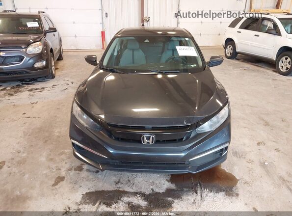 2HGFC2F66KH564048 2019 HONDA CIVIC Gray Instrument cluster view