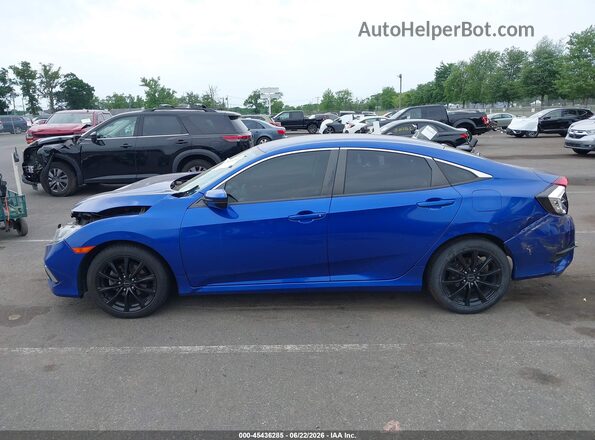 2HGFC2F66LH514641 2020 HONDA CIVIC Blue Սալոնի 360 աստիճան տեսք