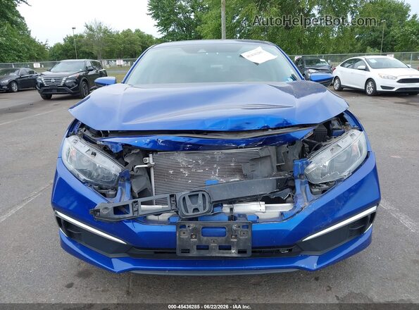 2HGFC2F66LH514641 2020 HONDA CIVIC Blue Սարքավորումների վահանակի տեսք
