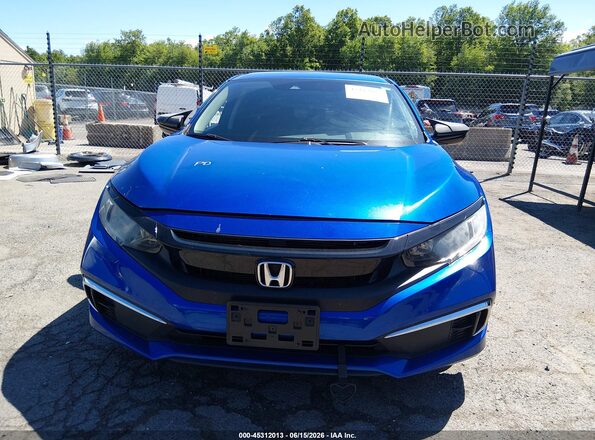 2HGFC2F66LH539720 2020 HONDA CIVIC Blue Սալոնի հետևի տեսք