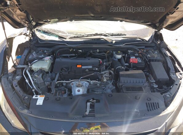 2HGFC2F66LH543718 2020 HONDA CIVIC Black Widok z tyłu