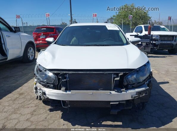 2HGFC2F66LH546358 2020 HONDA CIVIC White Widok zestawu wskaźników