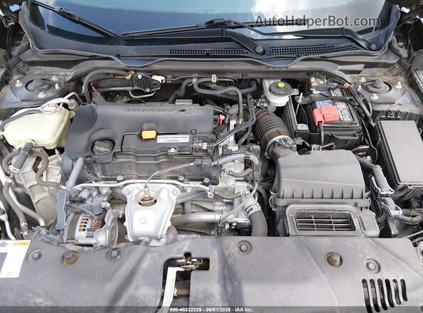 2HGFC2F66LH553164 2020 HONDA CIVIC Black უკანა ხედი