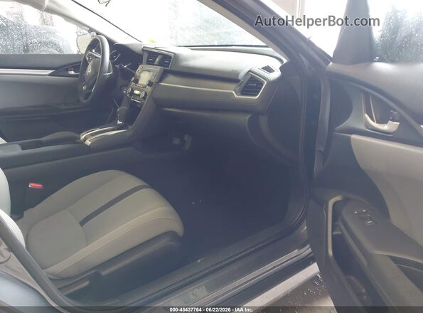 2HGFC2F66LH563306 2020 HONDA CIVIC Gray Widok wnętrza z przodu