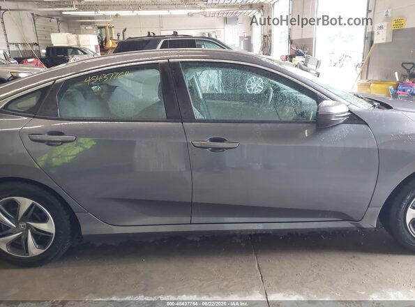 2HGFC2F66LH563306 2020 HONDA CIVIC Gray Widok wnętrza z tyłu