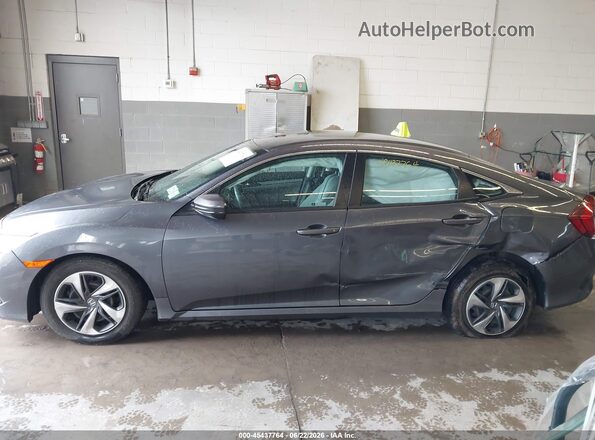 2HGFC2F66LH563306 2020 HONDA CIVIC Gray Widok wnętrza 360 stopni