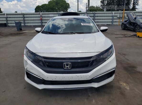 2HGFC2F66LH568716 2020 HONDA CIVIC Белый Вид спереди