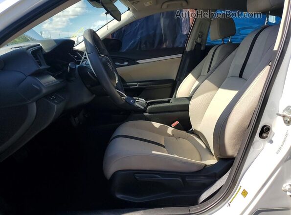 2HGFC2F66LH568716 2020 HONDA CIVIC Белый Вид салона спереди