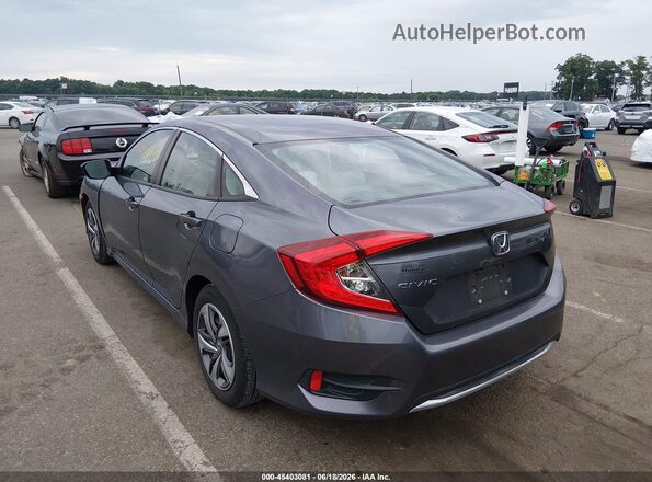 2HGFC2F66LH573270 2020 HONDA CIVIC Серый Задняя левая четверть