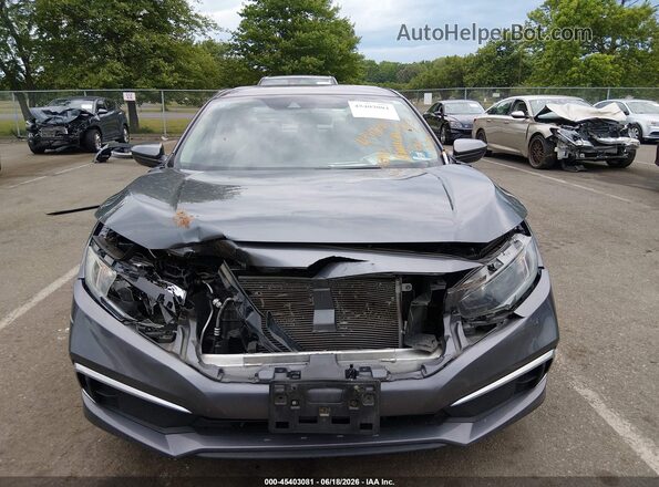 2HGFC2F66LH573270 2020 HONDA CIVIC Серый Вид щитка приборов