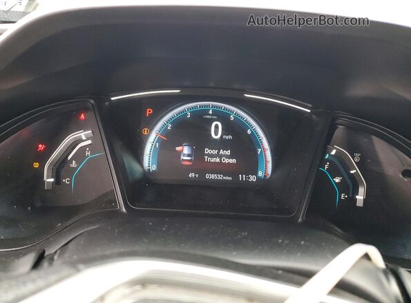 2HGFC2F66LH581742 2020 HONDA CIVIC Charcoal Widok zestawu wskaźników