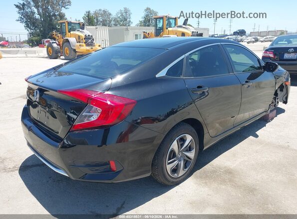 2HGFC2F66LH601570 2020 HONDA CIVIC Black Rear right
