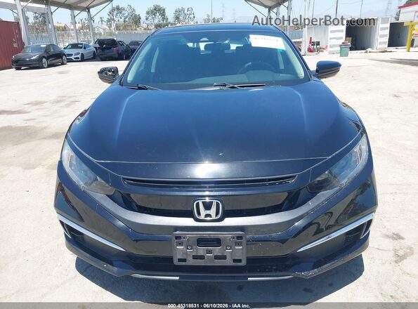 2HGFC2F66LH601570 2020 HONDA CIVIC Black Rear interior view