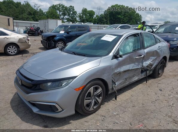 2HGFC2F66MH552159 2021 HONDA CIVIC Silver Front view