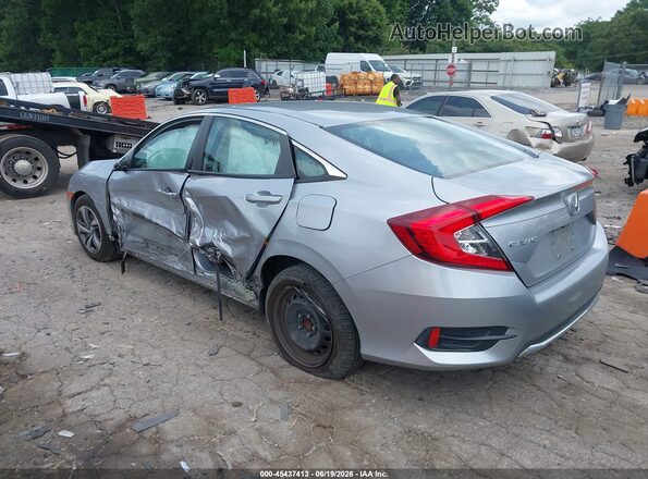 2HGFC2F66MH552159 2021 HONDA CIVIC Silver Rear left