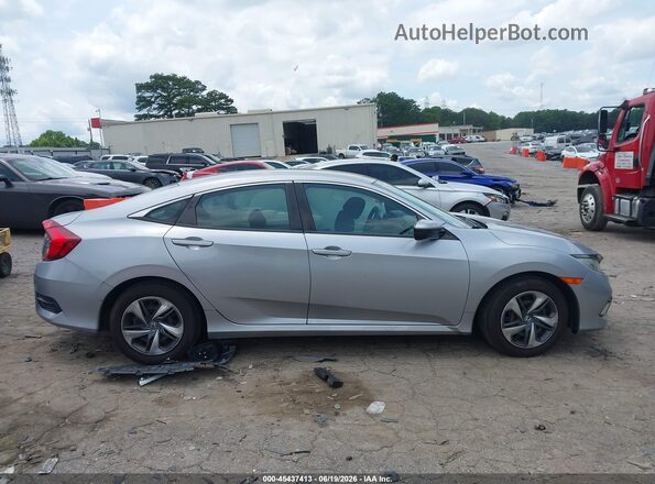 2HGFC2F66MH552159 2021 HONDA CIVIC Silver Rear interior view