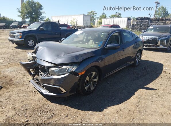 2HGFC2F66MH560200 2021 HONDA CIVIC Blue წინა მარცხენა ხედი სამი მეოთხედიდან