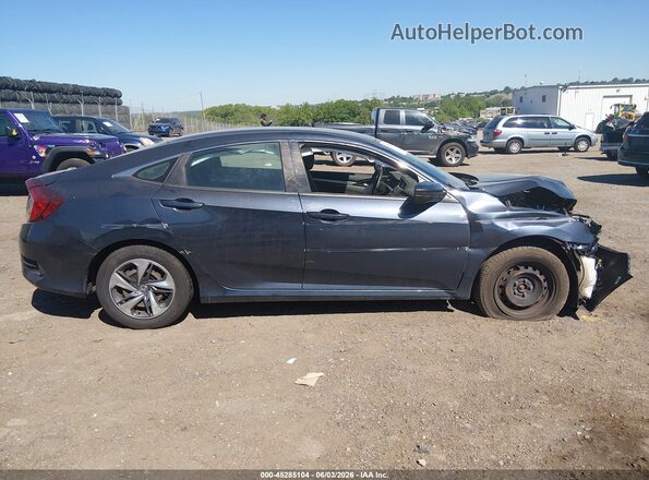 2HGFC2F66MH560200 2021 HONDA CIVIC Blue უკანა სალონის ხედი