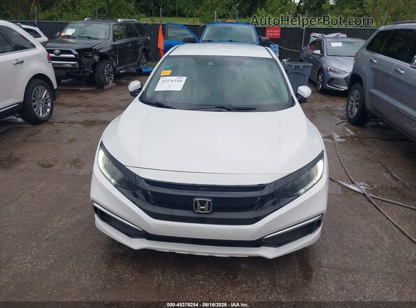 2HGFC2F67KH545654 2019 HONDA CIVIC White წინა ხედი