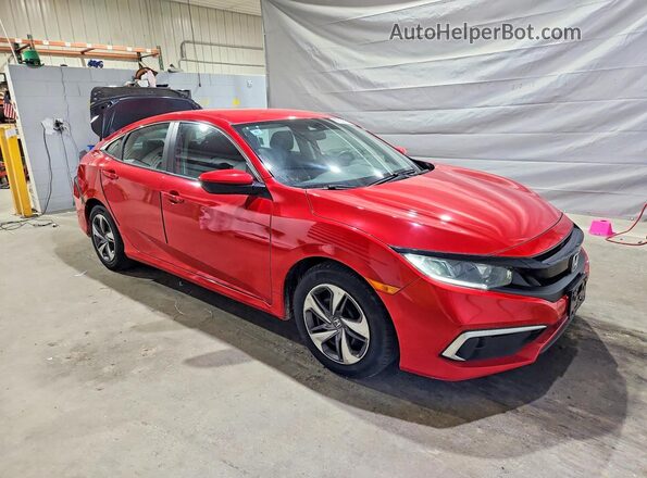 2HGFC2F67KH547307 2019 HONDA CIVIC Red Delantero derecho