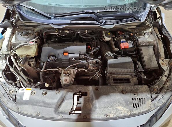 2HGFC2F67LH567378 2020 HONDA CIVIC Silver Rear interior view