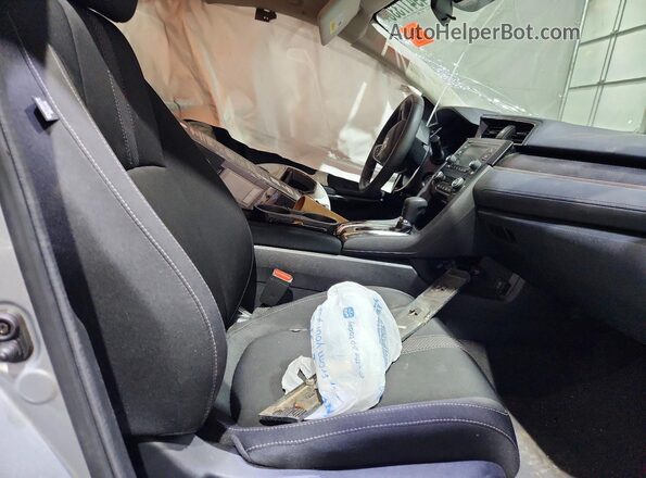 2HGFC2F67LH567378 2020 HONDA CIVIC Silver Front interior view