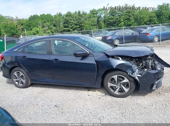 2HGFC2F67LH582379 2020 HONDA CIVIC Синий Вид задней части салона