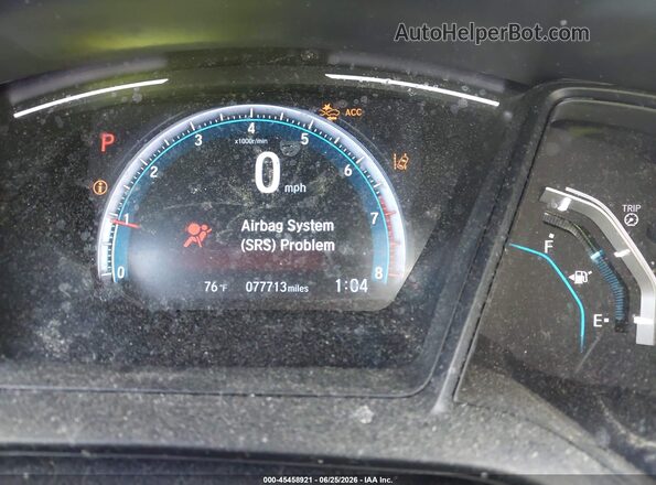 2HGFC2F67LH582379 2020 HONDA CIVIC Синий Вид задних сидений