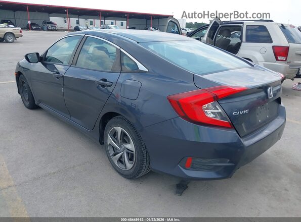 2HGFC2F67MH501964 2021 HONDA CIVIC Gray Rear left