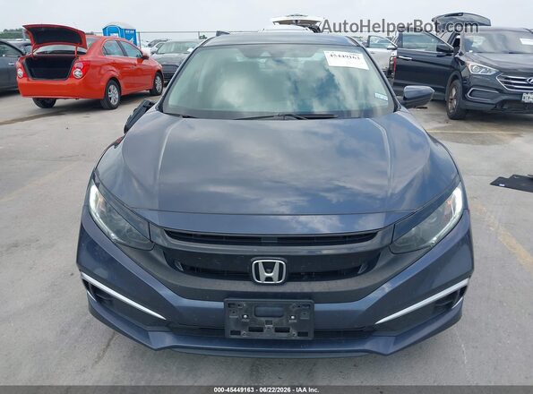 2HGFC2F67MH501964 2021 HONDA CIVIC Gray Instrument cluster view