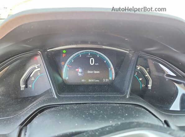 2HGFC2F67MH534978 2021 HONDA CIVIC Gray Սարքավորումների վահանակի տեսք