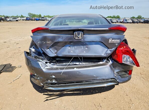 2HGFC2F67MH534978 2021 HONDA CIVIC Gray Հետևի տեսք