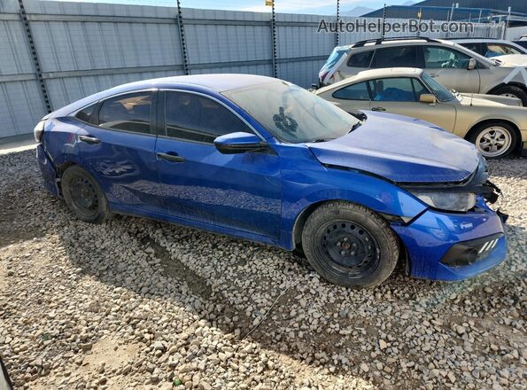 2HGFC2F68HH517662 2017 HONDA CIVIC Blue Передня права чверть