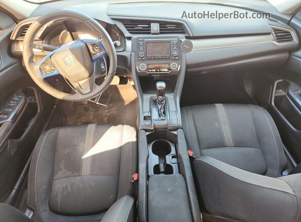 2HGFC2F68HH517662 2017 HONDA CIVIC Blue Вид панелі приладів