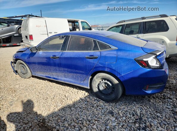 2HGFC2F68HH517662 2017 HONDA CIVIC Blue Задня ліва чверть