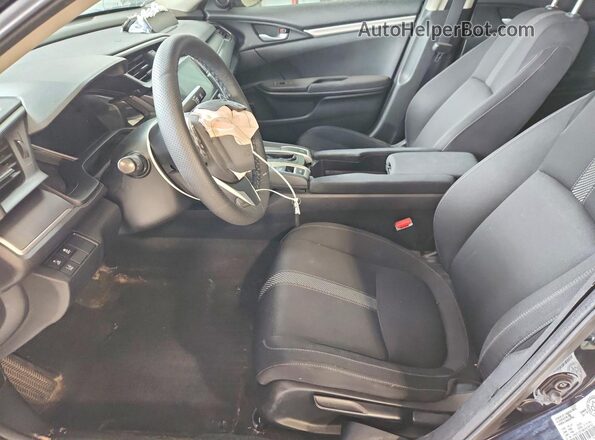 2HGFC2F68JH034162 2018 HONDA CIVIC Black Вид салону спереду