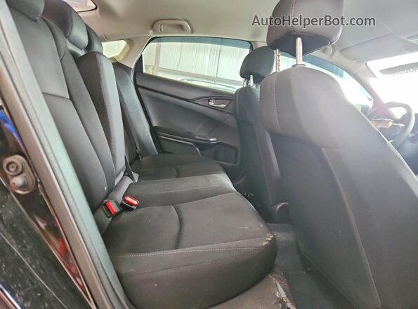 2HGFC2F68JH034162 2018 HONDA CIVIC Black Вид задніх сидінь
